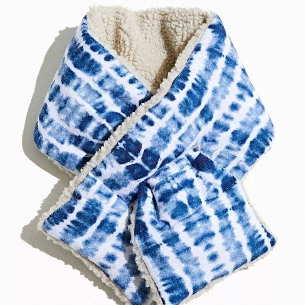 Urban Outfitters Shibori Dyed Pull-Through Scarf